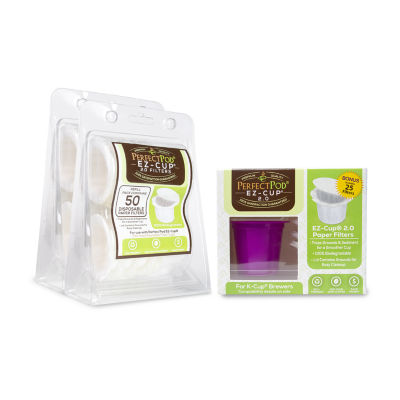 EZ Cup Reusable K Cup Starter Kit With 175 Disposable Filters