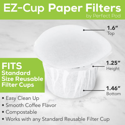 EZ Cup Reusable K Cup Starter Kit With 175 Disposable Filters