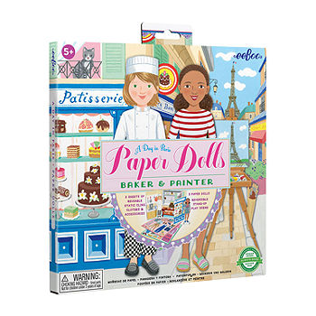 Read Description 1st - eeBoo Paper Doll Game Dress up Girls Lizzy Rockwell  for sale online