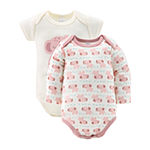 The Peanutshell 0-3m Floral Elephant Baby Unisex 30-pc. Baby Clothing Set