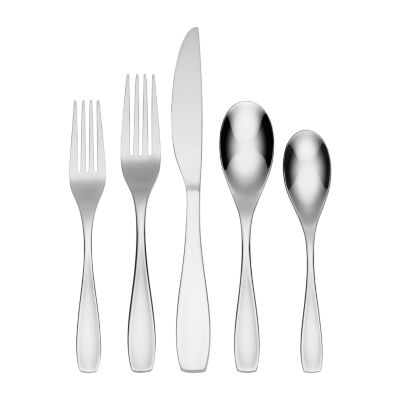 Oneida Calm 45pc. Flatware Set, Color Metallic JCPenney