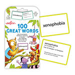 Eeboo 100 Great Words Vocabulary Educational Flash Cards