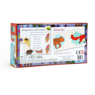 Eeboo Animal Parade Head To Toe Dominoes Dominoes