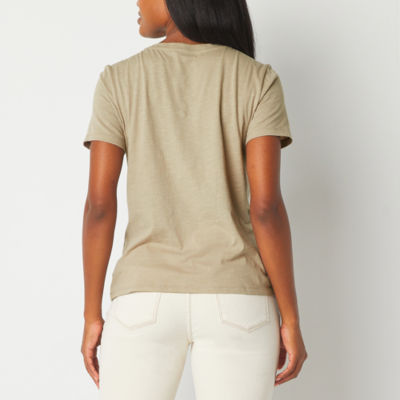 a.n.a Womens Tall Crew Neck Short Sleeve T-Shirt