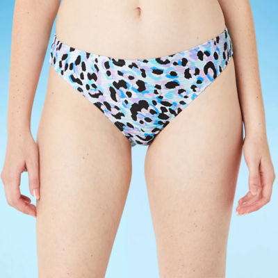 Decree Womens Textured Animal Hipster Bikini Swimsuit Bottom Juniors