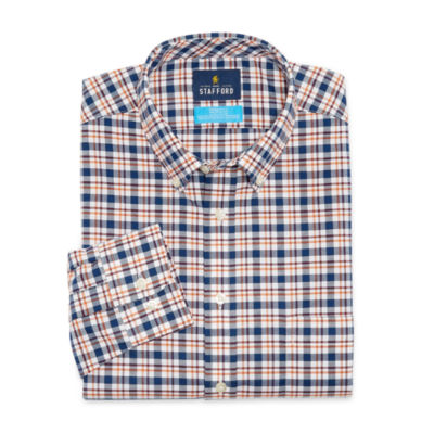 Stafford mens short on sale sleeve dress shirts