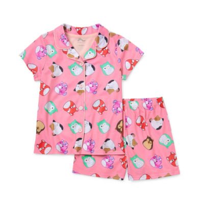 Little & Big Girls 2-pc. Squishmallows Pajama Set