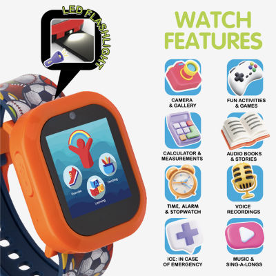 Itouch Playzoom Unisex Multi-Function Orange Strap Watch Pz306b-J01