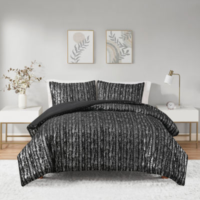 Intelligent Design Alaia Faux Fur Midweight Comforter Set