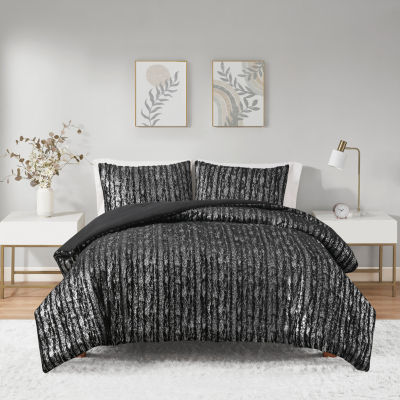 ​Intelligent Design Bryce Striped Comforter Set with decorative pillow