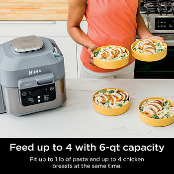 Ninja Speedi Rapid Cooker & Air Fryer, SF300, 6-Qt. Capacity, 10-in-1  Functionality, Meal Maker, Sea Salt Gray 