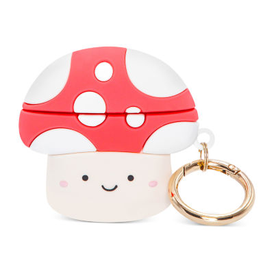 Pink Sky Mushroom Airpod Case