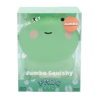 Pink Sky Jumbo Frog Squishy