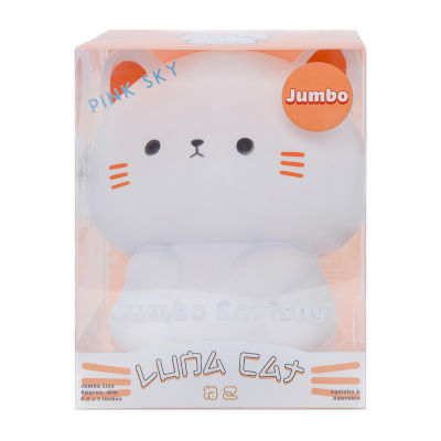 Pink Sky Jumbo Luna Cat Squishy