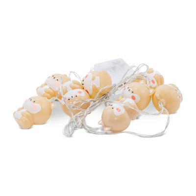 Pink Sky Shiba String Lights