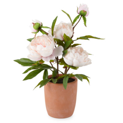 Linden Street Peony Potted Artificial Plant