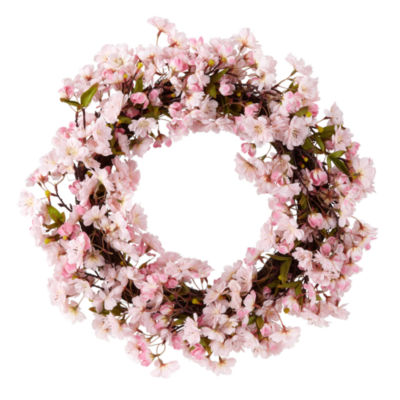 Linden Street Cherry Blossom Indoor Wreath