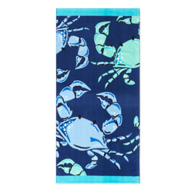 Outdoor Oasis Lounge Ombre Palm Leaves Beach Towel, Color: Multi - JCPenney