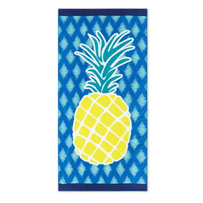 Outdoor Oasis Pineapple Beach Towel