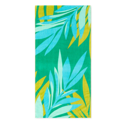 Outdoor Oasis Palm Leave Beach Towel