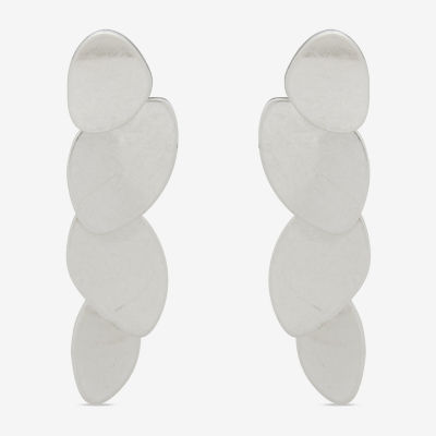 a.n.a Silver Tone Drop Earrings