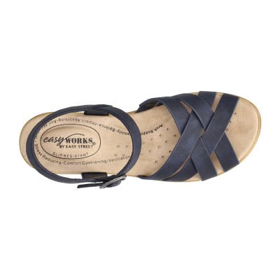 Easy Works By Easy Street Womens Miyah Heeled Sandals