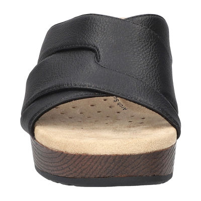 Easy Works By Easy Street Womens Ren Wedge Sandals