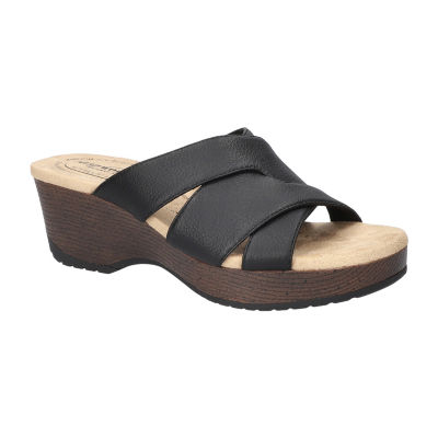 Easy Works By Easy Street Womens Ren Wedge Sandals
