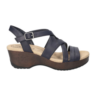 Easy Works By Easy Street Womens Rosella Wedge Sandals