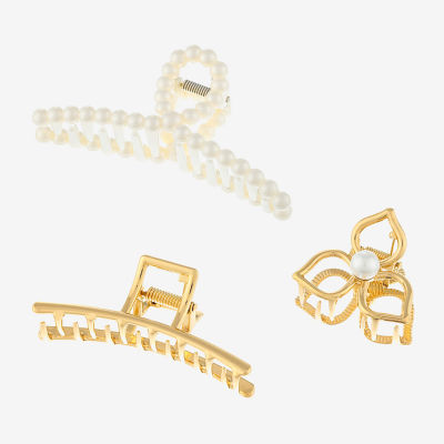 Bijoux Bar Gold Tone 3-pc. Hair Clip