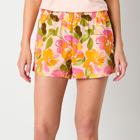 Sleep Chic Womens Pajama Shorts, Small, Pink