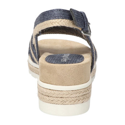 Easy Street Womens Mel Wedge Sandals