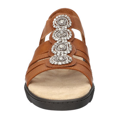 Easy Street Womens Samira Flat Sandals