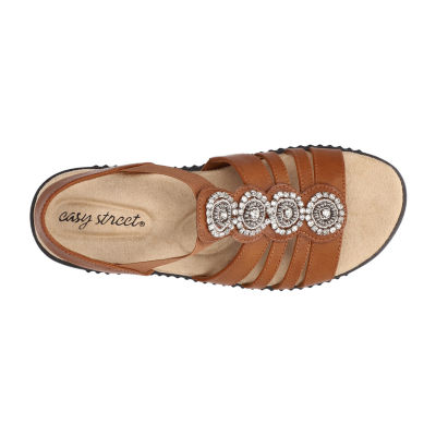Easy Street Womens Samira Flat Sandals