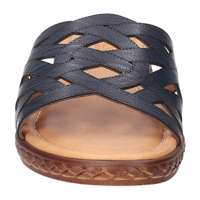 Easy Street Womens Edda Wedge Sandals