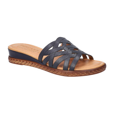 Easy Street Womens Edda Wedge Sandals