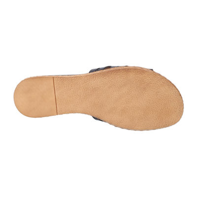 Easy Street Womens Edda Wedge Sandals