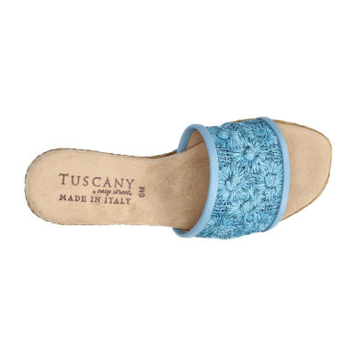 Easy Street Womens Ricci Wedge Sandals