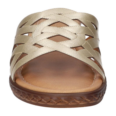 Easy Street Womens Edda Wedge Sandals