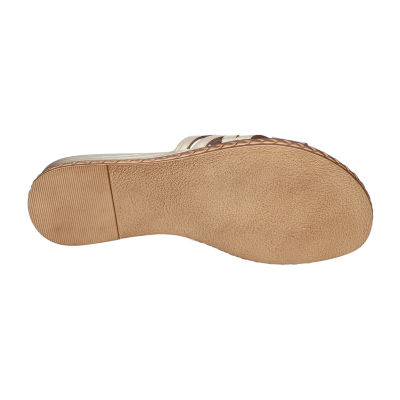 Easy Street Womens Edda Wedge Sandals