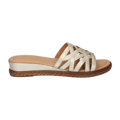 Easy Street Womens Edda Wedge Sandals