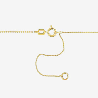 Womens White Cultured Freshwater Pearl 10K Gold 16 Inch Pendant Necklace
