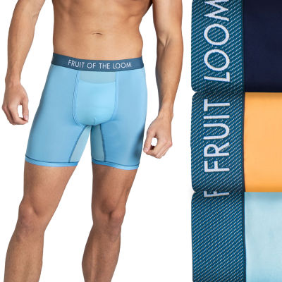 Fruit of the Loom Getaway Mens 3 Pack Boxer Briefs 3gjbbc1