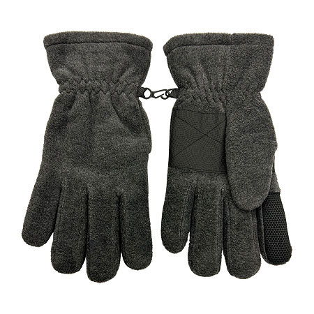 St. John's Bay Fleece Cold Weather Gloves, Medium, Black