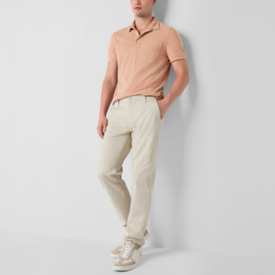 mutual weave Mens Regular Fit Short Sleeve Polo Shirt