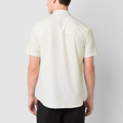 Stylus Mens Short Sleeve Regular Fit Button-Down Shirt