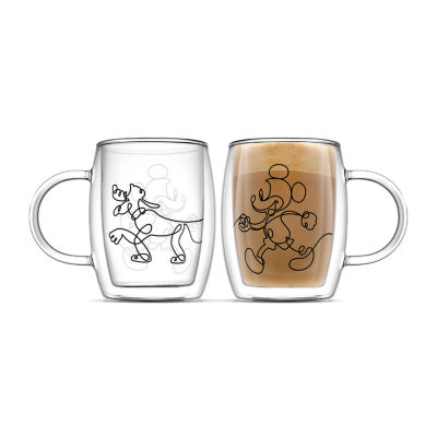 Joyjolt Mickey And Pluto Aroma Espresso Cup