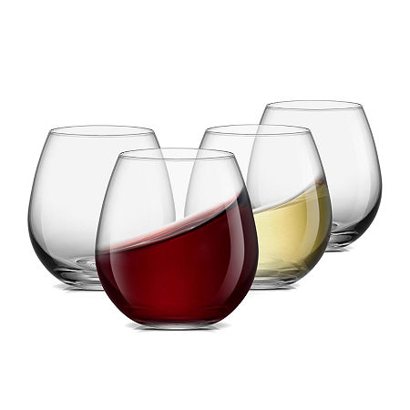 Joyjolt Spirits 4-pc. Wine Glass, One Size, White