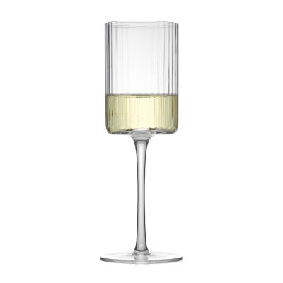 Joyjolt Elle White Wine 2-pc. Wine Glass