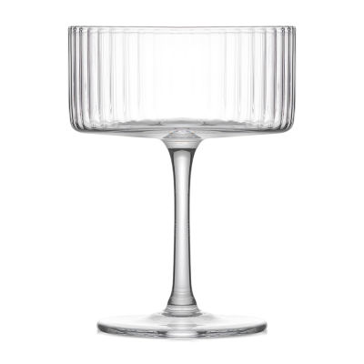 Joyjolt Elle Coupe Martini 2-pc. Martini Glass
